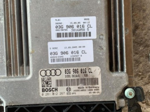 Calculator motor 03G906016CL 0281012267 Audi A4 B7 2.0 TDI BLB