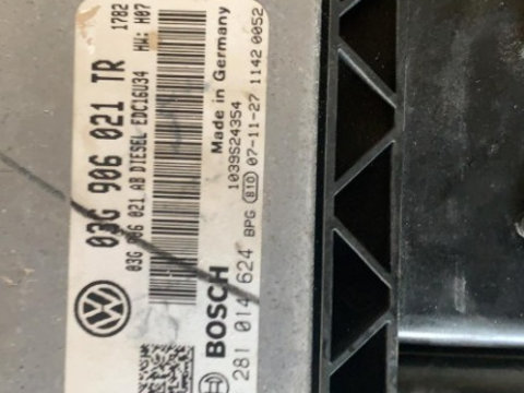 Calculator motor 03G906021TR 0281014624 Volkswagen Golf 5 1.9 TDI BLS