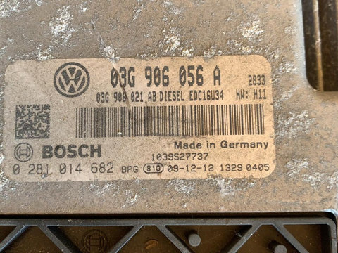 Calculator motor 03G906056A 0281014682 Volkswagen Touran 1.9 TDI BLS