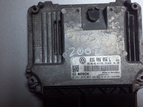 Calculator motor 03G906056L, 0281015023, Skoda Octavia 2, 1.9 tdi, BLS