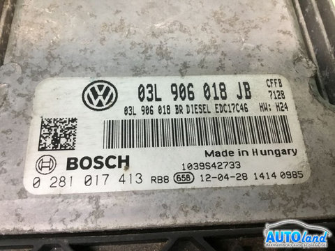 Calculator Motor 03l906018jb 2.0 TDI,103 KW,cff Skoda SUPERB II 3T4 2008