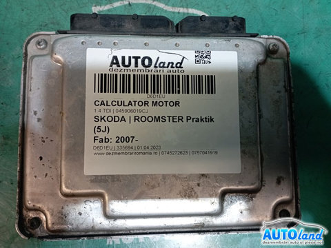 Calculator Motor 045906019cj 1.4 TDI Skoda ROOMSTER Praktik 5J 2007