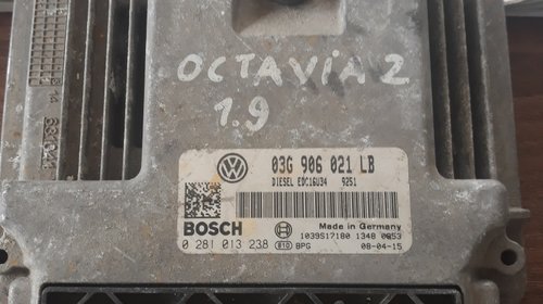 Calculator motor 1.9 tdi 03g906021lb sko