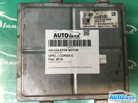 Calculator Motor 55496160 1.3 D Opel CORSA E 2014