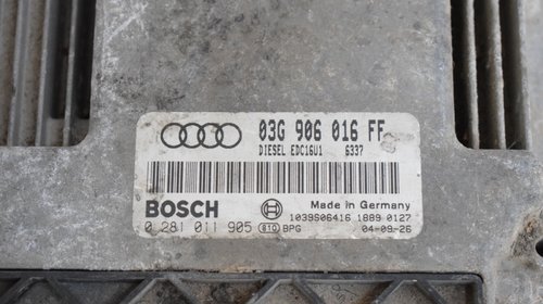 Calculator motor Audi A3 8P 2.0 Tdi BKD 