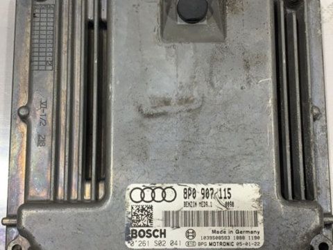 Calculator motor Audi A3 8P 2.0 tfsi AXX cod 8P0 907 115 / cod BOSCH 0 261 S02 041