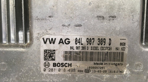 Calculator motor Audi A3 8V cod: 04l9073
