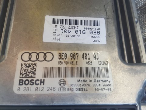 Calculator Motor Audi A4 B7 3.0TDI BKN 8E0 907 401 AJ