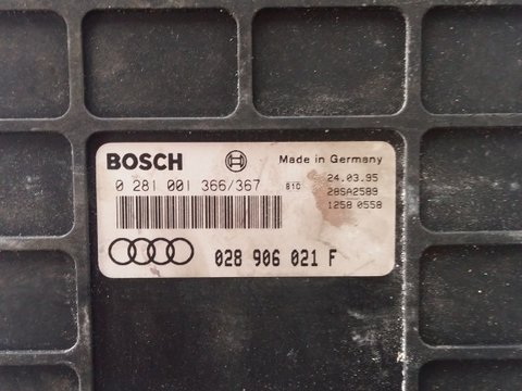 Calculator motor Audi A4 cod 028 906 021 F 0281001366/367
