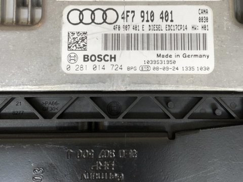 Calculator motor Audi A6/Avant/Quattro 2.7 2009-2011 4F7910401/4F0907401E