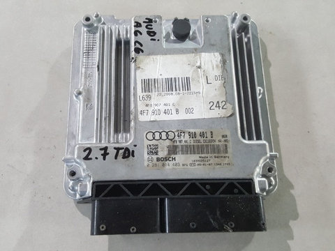 Calculator motor Audi A6 C6 Allroad 2.7 TDI, motor BPP, 0281014403 4F7910401B