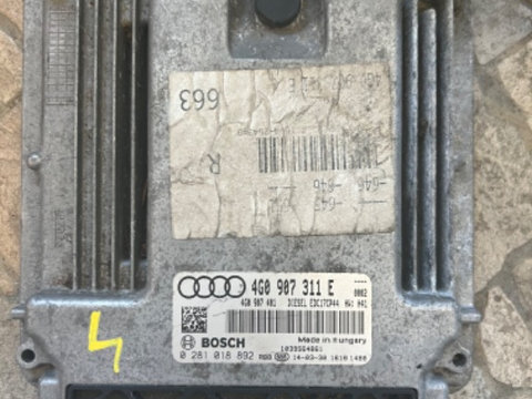 Calculator Motor Audi A7 3.0 COD 4G0907311E 0281 018 892