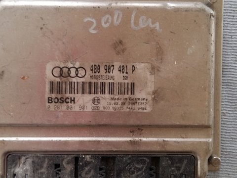 Calculator motor Audi cod 4B0 907 401 P 0281001931