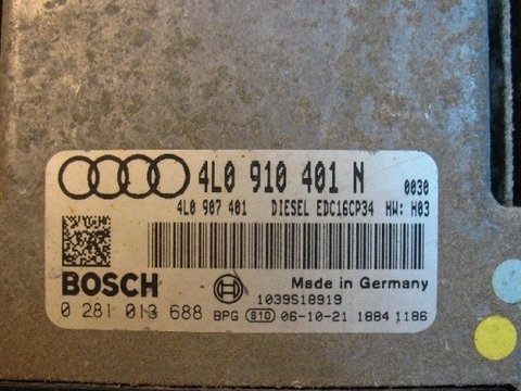 Calculator motor Audi Q7 3.0TDI BUG 2007-2015 OE:4L0910401N/4L0907401