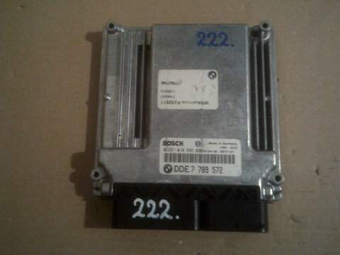 Calculator motor BMW Seria 3 E46 320d, 7789572, 0281010565, 7790796