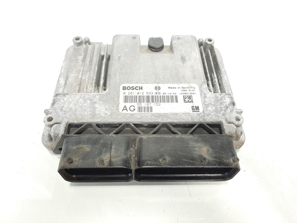 Calculator motor Bosch, cod GM55197152, 0281012533, Opel Zafira B (A05), 1.9 CDTI, Z19DTH (idi:491834)