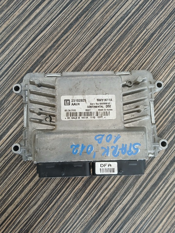 Calculator motor Chevrolet Spark 1.0 B, an fabricație 2012, cod 25182025 / 5WY1K11A