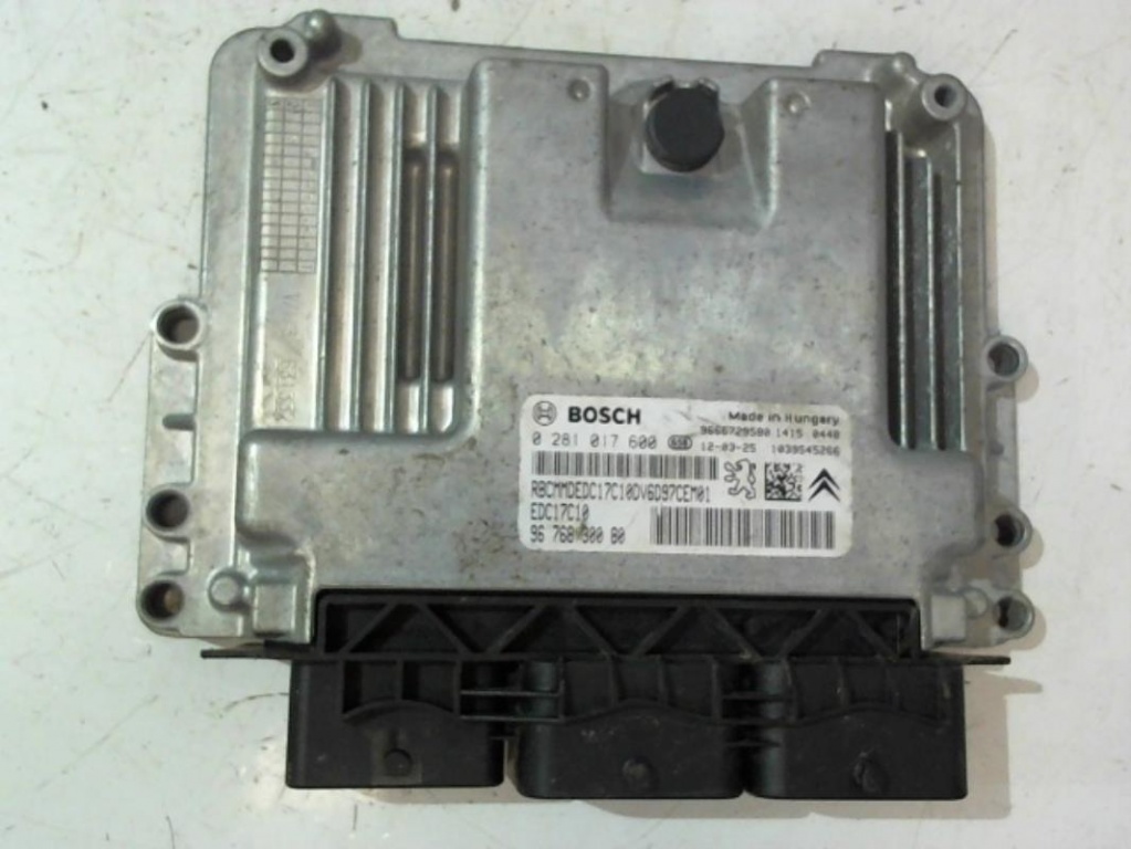 Calculator motor Citroen C3 2012 1.6 HDI Cod Motor: 9HP(DV6TED) 92Cp