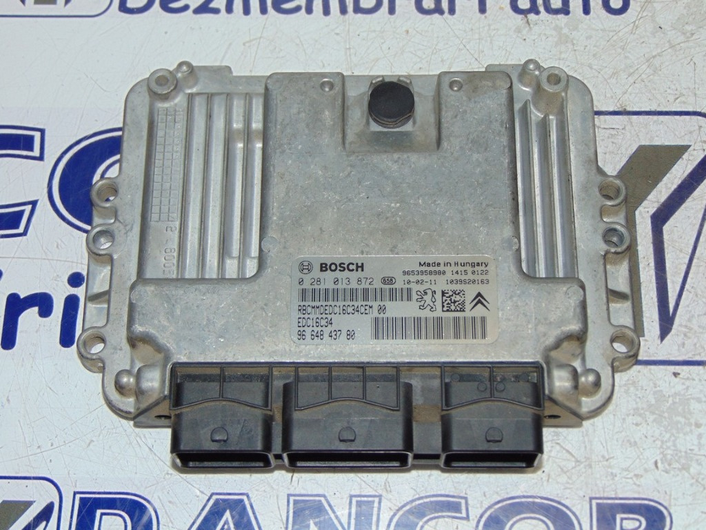 CALCULATOR MOTOR CITROEN C3 PICASSO - COD 96 648 437 80