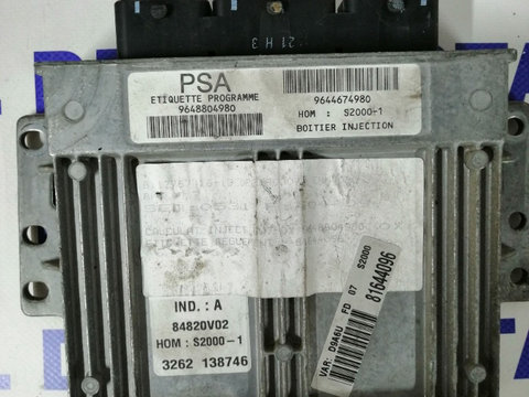 Calculator motor,Citroen,Peugeot cod 9648804980, 9644674980