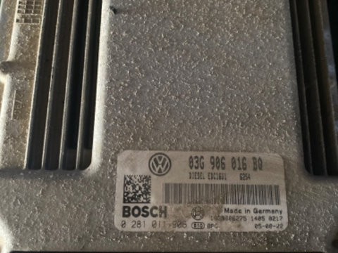 Calculator motor, cod 03G906016BQ, 0281Q11906, Vw, 2.0 TDI, BKD