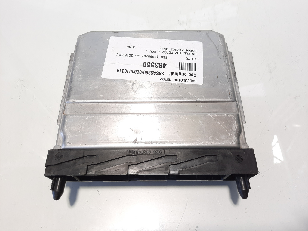 Calculator motor, cod 28SA5360, 0281010319, Volvo XC70 ll, 2.4 D, D5244T (idi:483559)