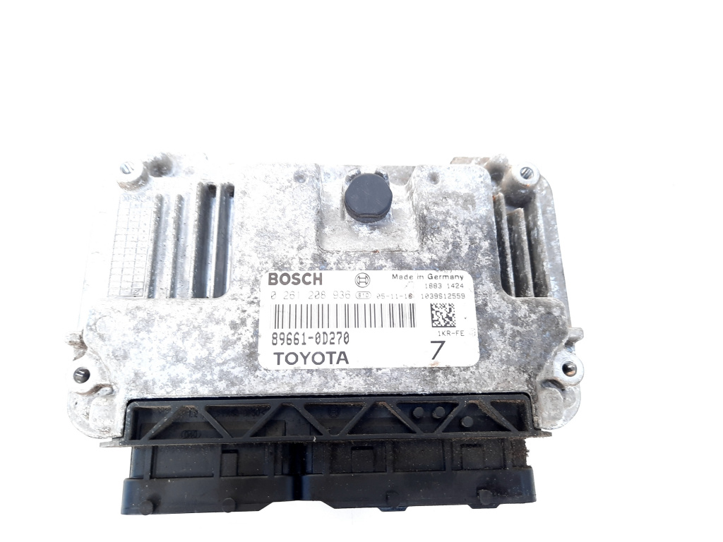 Calculator motor, cod 89660-52D40, 89661-0D270, Toyota Yaris (P9) 1.0 benz, 1KR-FE (id:549813)