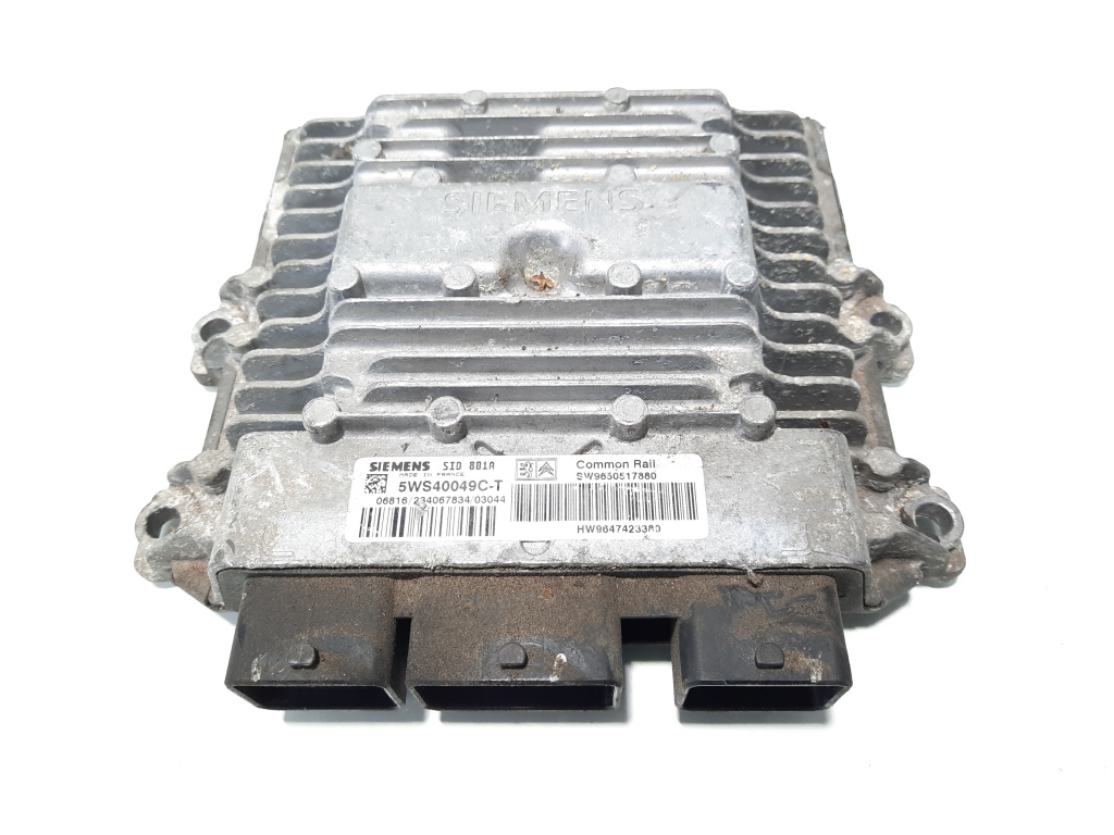 Calculator motor, cod 9647423380, Citroen C5 (I) Break, 2.0 HDI, RHY (idi:483321)