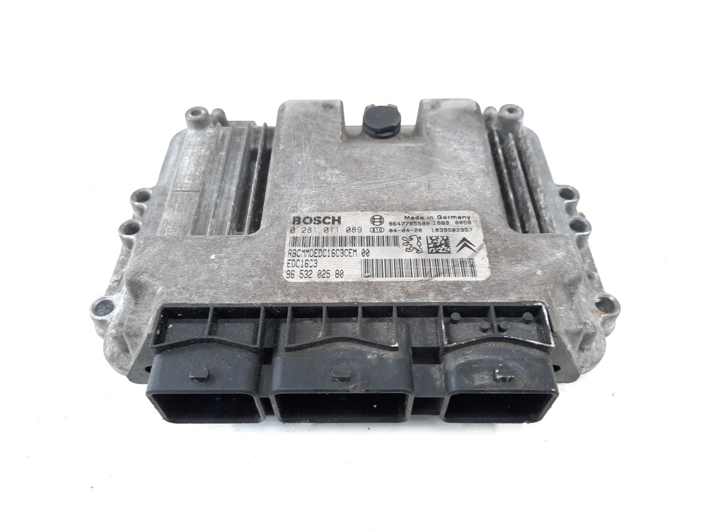 Calculator motor, cod 9647785580, 0281011089, Citroen C3 (II), 1.4 HDI, 8HX (idi:538678)