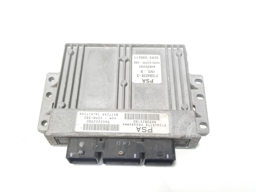 Calculator motor, cod 9650825180, 9642222380, Peugeot Bipper (AA), 1.4 benz, KFV (idi:495771)