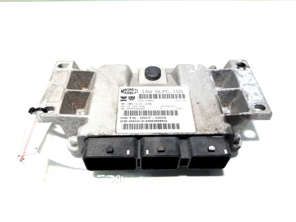 Calculator motor, cod 9663380880, 9654596080, Peugeot 207 (WA) 1.4 benz, KFU (id:517639)