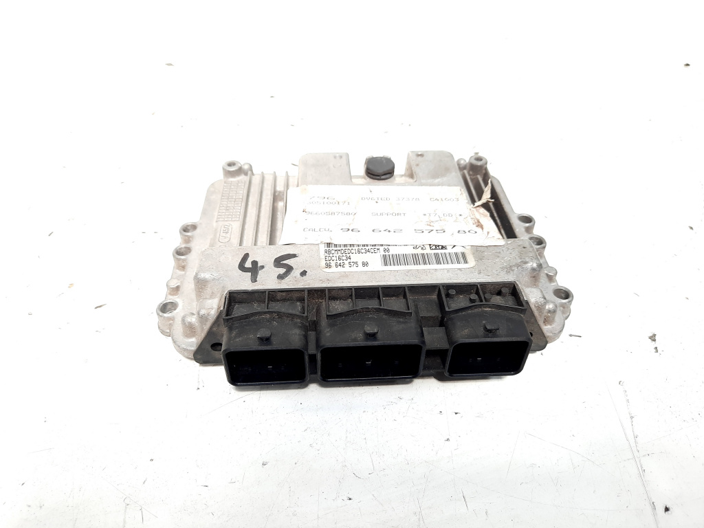 Calculator motor, cod 9664257580, 0281013332, Peugeot 308, 1.6 HDI, 9HZ (id:535465)