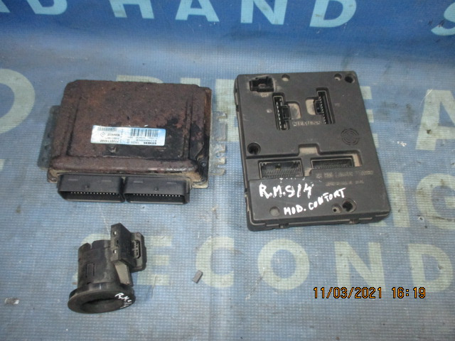 Calculator motor cu cip Renault Megane Scenic 1.6i; 7700114502