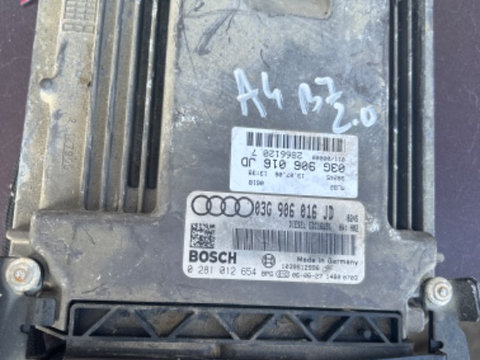 Calculator motor cu codul 03G906016JD / 0281012654 pentru Audi A4 B7
