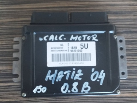 Calculator motor Daewoo Matiz 0.8 B, an fabricatie 2006, cod. 96291050