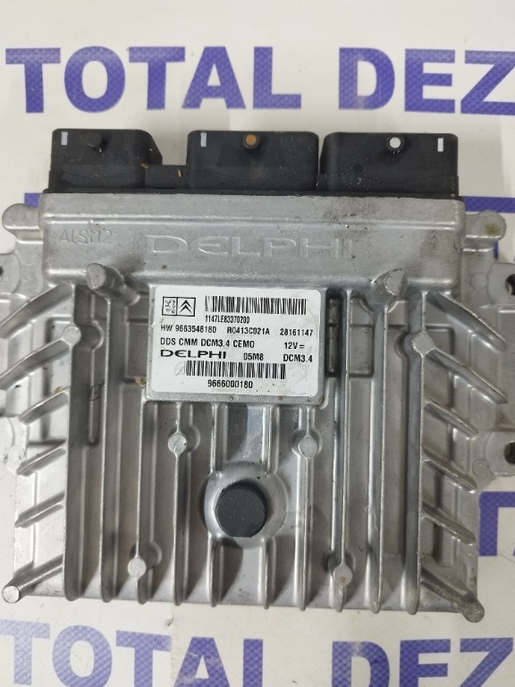 Calculator Motor DELPHI PEUGEOT 407, 9666000180 R0413C021A 9663548180