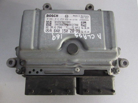 Calculator motor ECU 0281012259 A6401502879 Mercedes A-Class W169 2.0 CDI 80kw 2005 2006 2007 2008 2009 2010