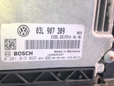 Calculator Motor Ecu 03L 907 309 VW Passat B6 CBAB 2.0 tdi