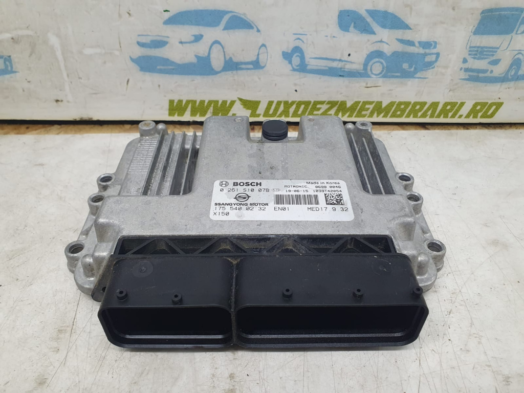 Calculator motor ecu 1755400232 0261s1007b 1.5 TGDI G15DTF SsangYong Tivoli [facelift] [2019 - 2023] 1.5 TGDI G15DTF