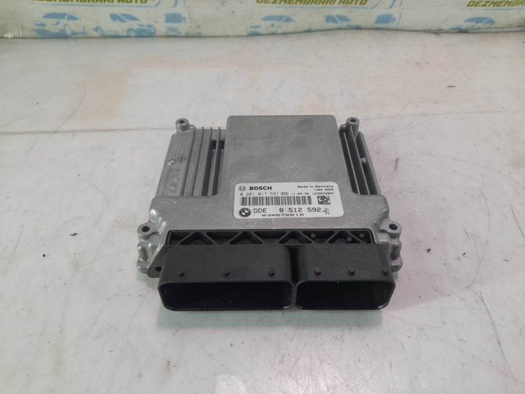 Calculator motor ECU 8512592 2.0 d N47D20C BMW Seria 3 E90 [facelift] [2008 - 2013] 2.0 d N47D20C xDrive