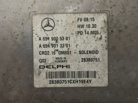 Calculator motor ecu A6519005301 A6519013301 Mercedes C Class C250