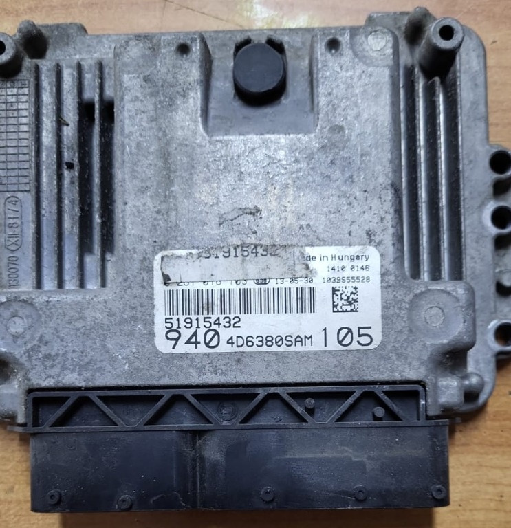 Calculator Motor ECU Alfa Romeo Giulietta 1.6 dCi COD: 4D6380SAM, 0281018703