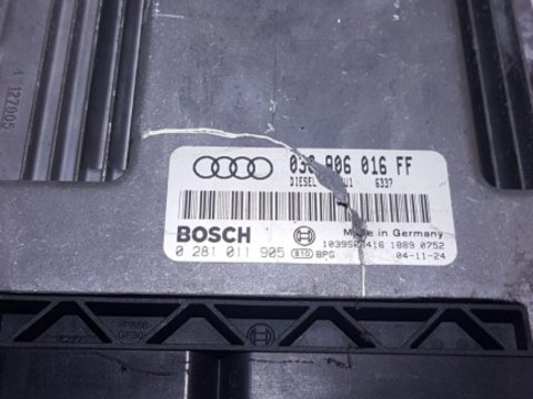 Calculator Motor / ECU Audi A3 8P 1.9 tdi 2003 - 2012 COD : 038 906 016 FF / 038906016FF