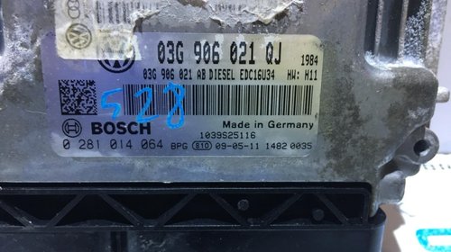 Calculator Motor ECU Audi A3 8P 1.9TDI B