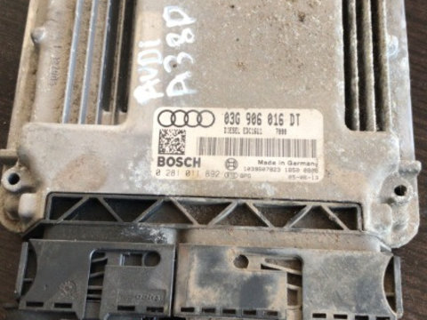 Calculator motor ecu Audi A3 8P 2.0 TDI cod 0281011892 / 03G906016DT