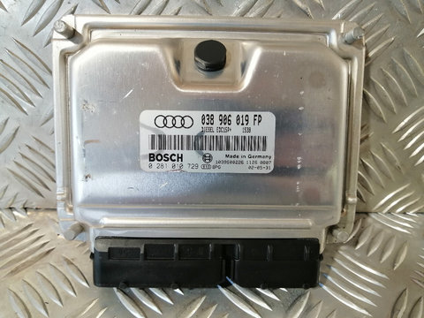 Calculator motor ECU Audi A4 B6 1.9 TDI 130 CP AWX 2000 2001 2002 2003 2004 038906019FP