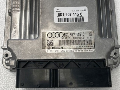 Calculator motor ECU Audi A4 B8 1.8 benzina 88kw CDHA 2009 8K1907115C 0261201959