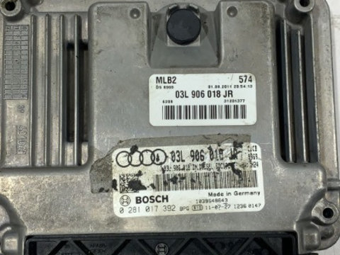 Calculator motor ECU Audi A4 B8 2.0 tdi CJCB cod 03L 906 018 JR / cod BOSCH 0 281 017 392