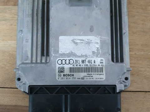 Calculator motor ECU Audi A4 B8 cod:8K1907401A , 0281014356