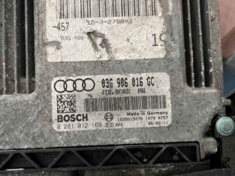 Calculator motor ECU Audi A6 2.0, BRE, 140 CP,cod 03G906016GC, 0281012169